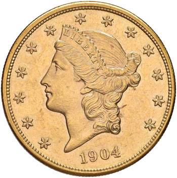 USA 20 Dollari 1904 - Fr. 177 AU ... 