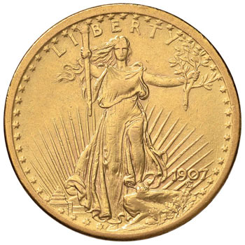 USA 20 Dollari 1907 - Fr. 177 AU ... 