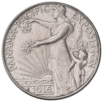 USA Mezzo dollaro 1915 Panama ... 