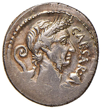 Cesare (+ 44 a.C.) Denario - Testa ... 
