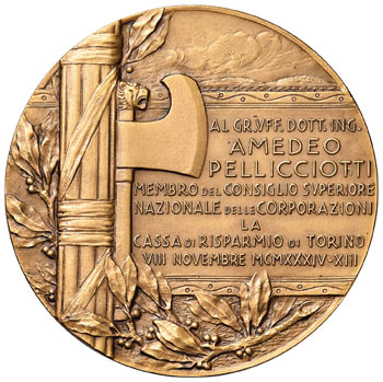 MEDAGLIE FASCISTE - Medaglia 1934 ... 