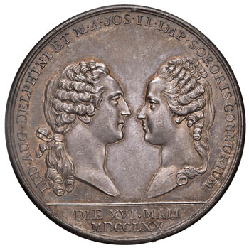 Francia - Medaglia 1770 Matrimonio ... 