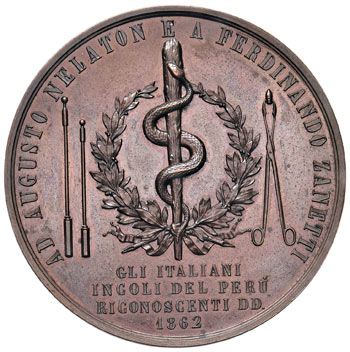 Giuseppe Garibaldi - Medaglia 1862 ... 