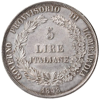 MILANO Governo Provvisorio  (1848) ... 