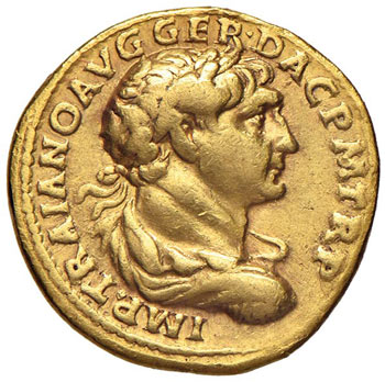 Traiano (98-117) Aureo - Busto ... 
