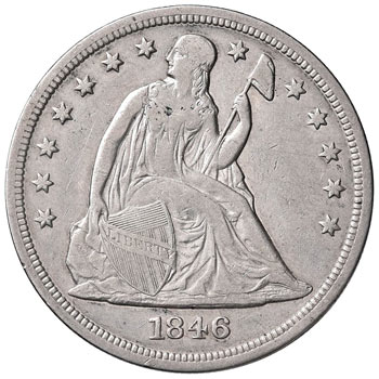 USA Dollaro 1846 - AG (g 26,59)