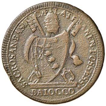 Pio VII (1800-1823) Baiocco 1801 ... 