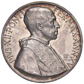 Pio XII (1939-1958) Medaglia A. XV ... 