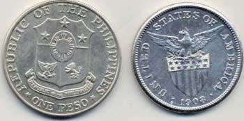 FILIPPINE Peso 1908 - KM 172 AG (g ... 