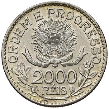 BRASILE 2.000 Reis 1913 - KM 511 ... 