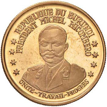 BURUNDI 25 Franchi 1967 - Fr. 11 ... 