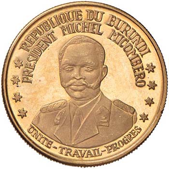 BURUNDI 20 Franchi 1967 - Fr. 12 ... 
