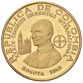 COLOMBIA 300 Pesos 1968 - Fr. 119 ... 