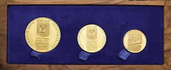 ISRAELE 200, 100 e 50 Lirot 1973 ... 