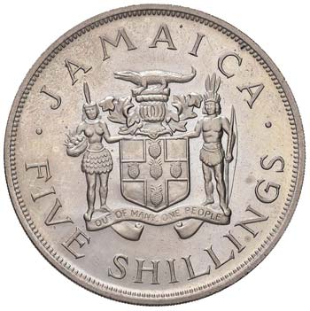 JAMAICA 5 Scellini 1966 - NI (g ... 