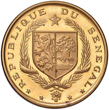 SENEGAL 50 Franchi 1968 - Fr. 2 AU ... 