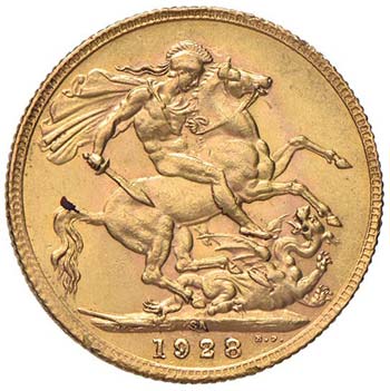 SUDAFRICA Pound 1928 - Fr. 5 AU (g ... 