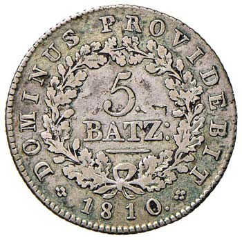 SVIZZERA Berna - 5 Batzen 1810 - ... 