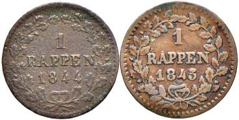 SVIZZERA Lucerna - Rappen 1843 - ... 