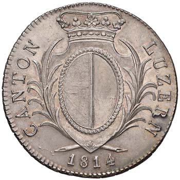 SVIZZERA Lucerna - 4 Franken 1814 ... 