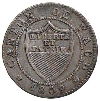 SVIZZERA Vaud - ½ Batzen 1809 - ... 