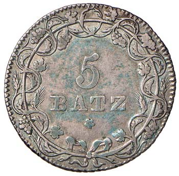 SVIZZERA Vaud - 5 Batzen 1806 - ... 