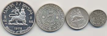 Lotto di 4 monete: Algeria, ... 