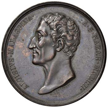 Luigi Malaspina - Medaglia 1835 - ... 
