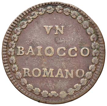 Pio VI (1774-1799) Baiocco A. XIX ... 
