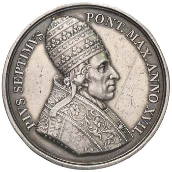 Pio VII (1800-1823) Medaglia 1815 ... 