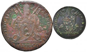 Pio VII (1800-1823) Lotto di due ... 