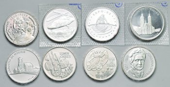 SVIZZERA - Lotto di otto monete: ... 