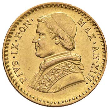 Pio IX (1846-1870) 2,50 Scudi 1859 ... 