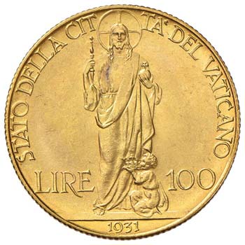 Pio XI (1929-1939) 100 Lire 1931 ... 