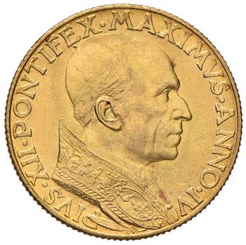 Pio XII (1939-1958) 100 Lire 1942 ... 