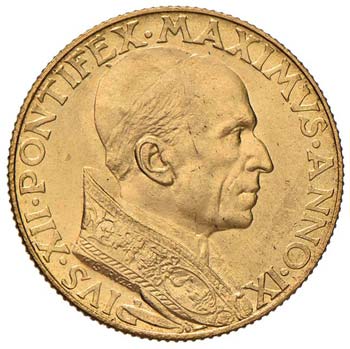 Pio XII (1939-1958) 100 Lire 1947 ... 
