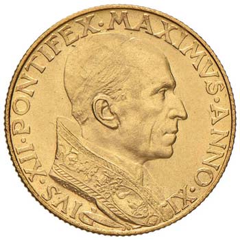 Pio XII (1939-1958) 100 Lire 1949 ... 