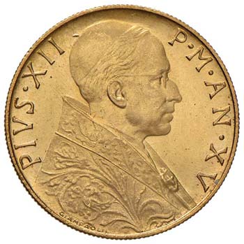 Pio XII (1939-1958) 100 Lire 1953 ... 