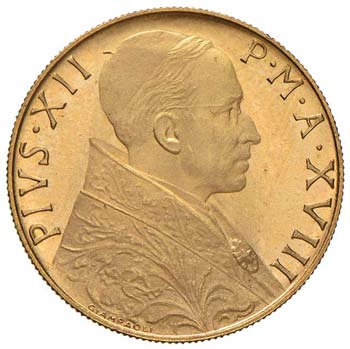 Pio XII (1939-1958) 100 Lire 1956 ... 