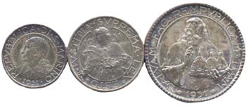 SAN MARINO 5, 10, 20 lire 1931 ... 