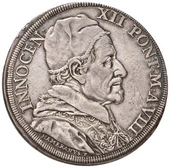 Innocenzo XII (1691-1700) Piastra ... 