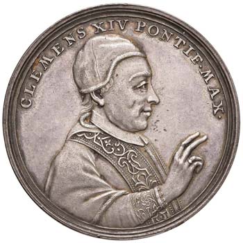 Clemente XIV (1769-1774) Medaglia ... 