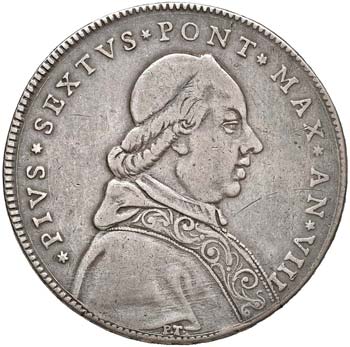 Pio VI (1774-1799) Bologna - Scudo ... 
