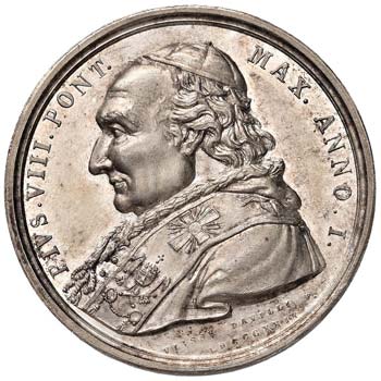 Pio VIII (1829-1831) Medaglia 1829 ... 