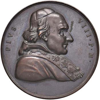 Pio VIII (1829-1831) Medaglia ... 