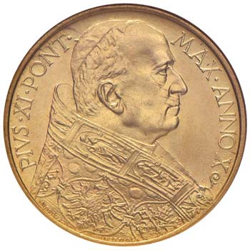 Pio XI (1922-1939) 100 Lire 1931 - ... 