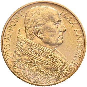 Pio XI (1922-1939) 100 Lire 1937 - ... 