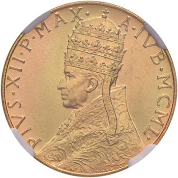 Pio XII (1939-1958) 100 Lire 1950 ... 