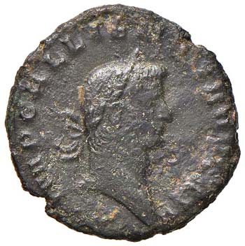 Gallieno (253-268) Asse - Testa ... 