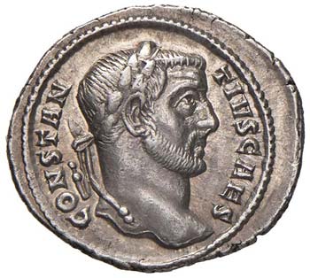 Costanzo (305-306) Argenteo - ... 